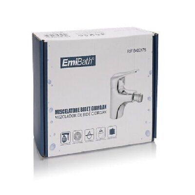Kit Miscelatore Rubinetto Bidet Monocomando Testa Mobile Misura 125x120mm