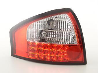 Coppia Fari Fanali Posteriori Tuning LED A6 Berlina (4B) 97-03 Rossi
