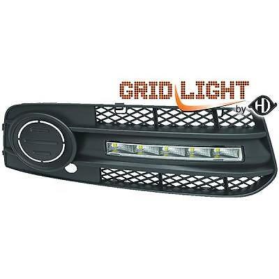 Coppia Luci Diurne Dayline DRL A4 07-11 LED omologazione R87 inclusa grigli