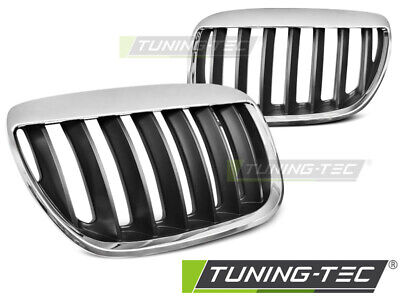 GRIGLIA BROWS CROMATA NERA per BMW X5 E53 LCI 04-06