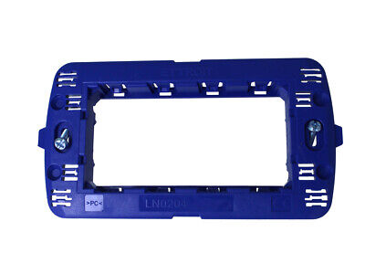 ETTROIT Supporto 4P Serie Space 4 Posti Compatibile Con Bticino Living