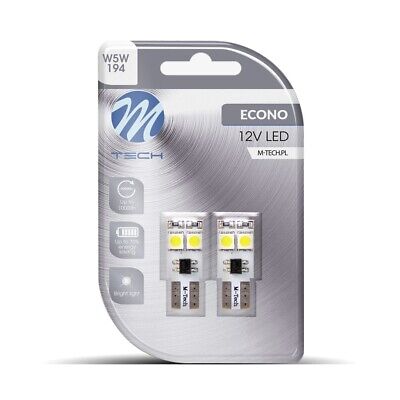 Blister 2x LED L313 W5W 4xSMD5050 CANBUS bianco