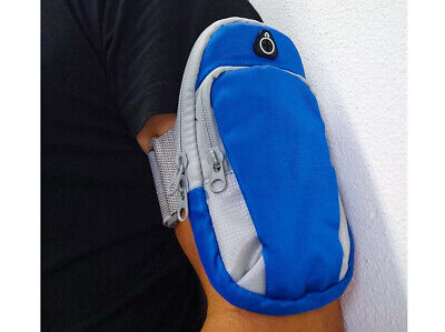 Borsa da Braccio Sportiva Sacchetto Bracciale Porta Cellulare Con Uscita Cavo