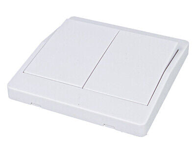 Interruttore RF Wireless Telecomando Senza Batteria Pila 2 Tasti Impermeabile