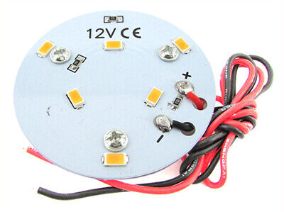 Led Plate DC 12V 3W 6 Smd 5730 Diametro 55mm Bianco Freddo