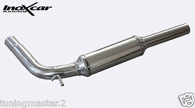 CENTRALE MARMITTA SCARICO SPORTIVO INOXCAR POLO 6R WRC 13- 2.0 TSI 70mm