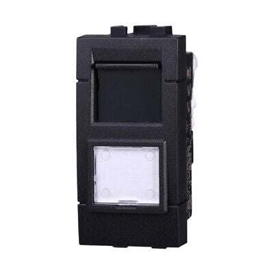 ETTROIT Connettore Rete Presa Dati RJ45 CAT6 Colore Nero Compatibile Con