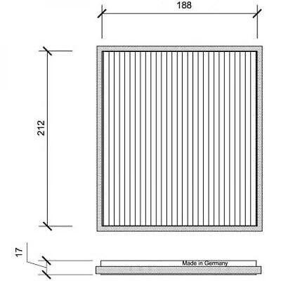 Filtro abitacolo antipolline RAV/ YARIS
