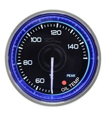 Manometro Strumento 60 mm DEPO Temperatura Olio 50-150°C Picco - Nero analogico