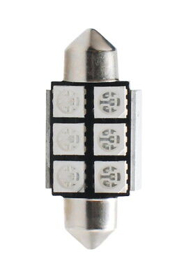Lampada Led Diodo LED L306 C5W 36mm 6xSMD5050 RAD. CANBUS blu