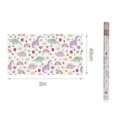 6 Rotoli Carta Adesive Per Mobili 45X200cm Colorati con Disegni da Parati