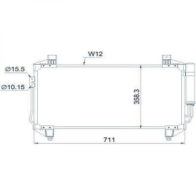 Condensatore clima OUTLANDER 2.0 08/2012 - 7812A220