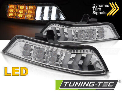 FRONT DIRECTION CHROME LED SEQ fits FORD MUSTANG 15-17