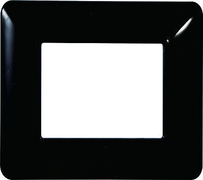 ETTROIT Placca Plastica Serie Solar 2P Colore Nero Compatibile Con Bticino