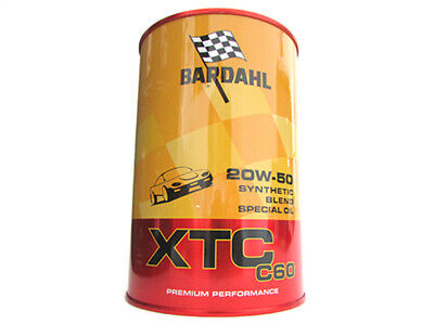 BARDAHL XTC C60 SAE 20W50 Lubrificanti Auto Olio Motore Benzina Diesel 1 LT <p