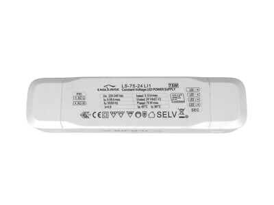 Alimentatore Trasformatore Lungo Sottile 24V 75W 3,13A Con Carcassa In Plastica
