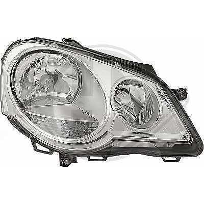 Faro fanale anteriore Destro POLO 9N3 05-09 TYC con motorino H7+H1 NON PER GT