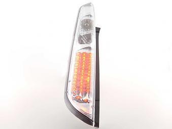 Coppia Fari Fanali Posteriori Tuning LED Focus 2 5 porte 08-10 cromati
