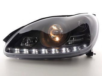 Coppia Fari Fanali Anteriori Tuning Dayline Luci Diurne classe S W220 0