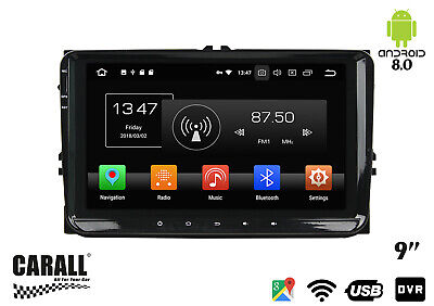 Autoradio Android 8.0 Passat GPS DVD USB SD WI-FI Bluetooth Navigatore