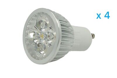 4 PZ Lampade Led GU10 Dimmerabile Triac Dimmer 6W 220V Bianco Caldo 3000K <p