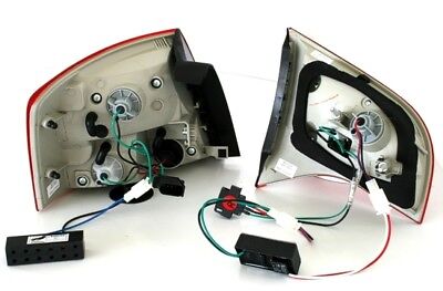 Coppia Set Fari Fanali Posteriori Tuning LED A4 B7 11/04-3/07 AVANT Fume'