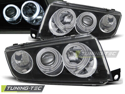HEADLIGHTS ANGEL EYES BLACK fits FABIA I 12.99-08
