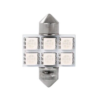 Blister 2x LED L027 C5W 31mm 6xSMD5050 blu