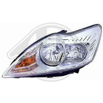 Faro fanale anteriore Sinistro FOCUS 08-11 cromato H1+H7 con motorino e luc