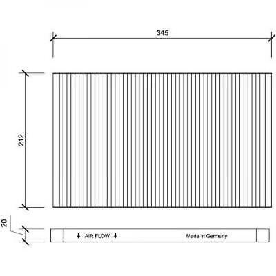 Filtro abitacolo antipolline A6