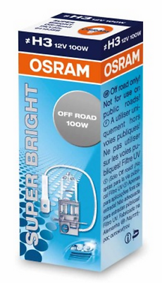 Halogen OSRAM SUPER BRIGHT H3 PKX22s 12V 100W