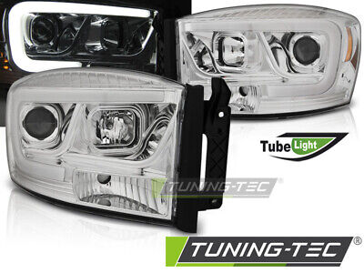 FARI ANTERIORI RAM 06-08 TUBE LIGHT CROMATO
