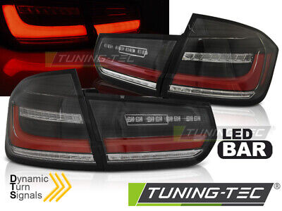 LED BAR SEQ TAIL LIGHTS BLACK fits F30 11-18