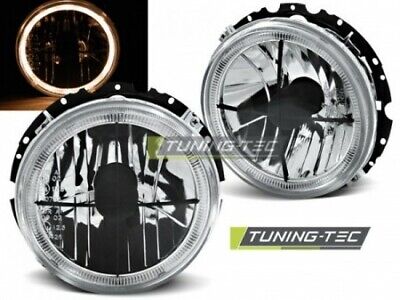 Faro Fanale Tuning GOLF 1 05.74-07.83 ANGEL EYES CROMATO NERO