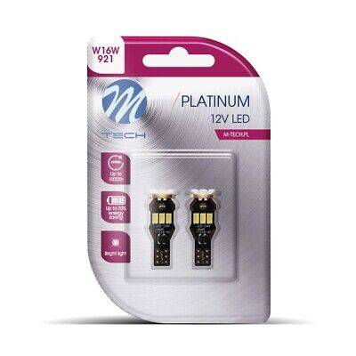 Blister 2x LED L817W T15 W16W 9xSMD5630 12V CANBUS bianco
