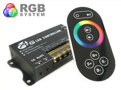 Centralina RGB 2,4G Full Color Controller RF Wireless 12V 24V 24A Per Bobina