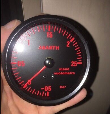 Manometro Strumento 80mm ROAD ITALIA Pressione Turbo -1+25 BAR I MITI DI SEMPRE