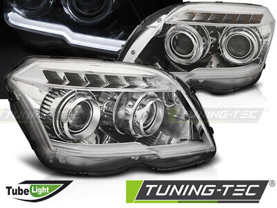 FARI TUBO CHIARO CROMATO per GLK X204 06.08-08.12
