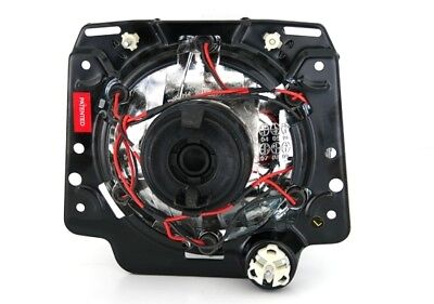 Coppia Fari Fanali Anteriori Tuning Angel Eyes per Golf 2 Cromati 1984-1991