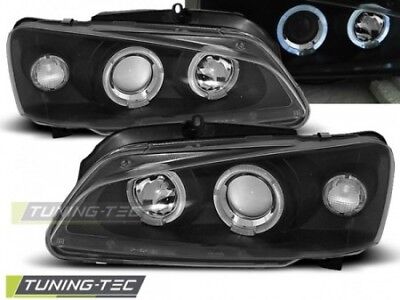 Coppia Fari Fanali Tuning Anteriori 106 08.1996 > 2003 ANGEL EYES Nero