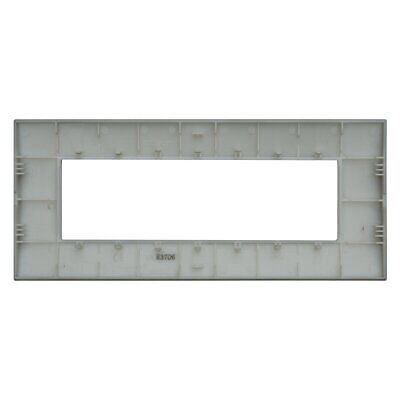 ETTROIT Placca Plastica Serie Venus 7P Colore Silver Compatibile Con Vimar Arke