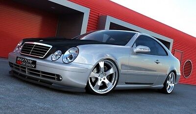 CLK W208 97-03 Coppia gonne Laterali Tuning AMG LOOK vetroresina