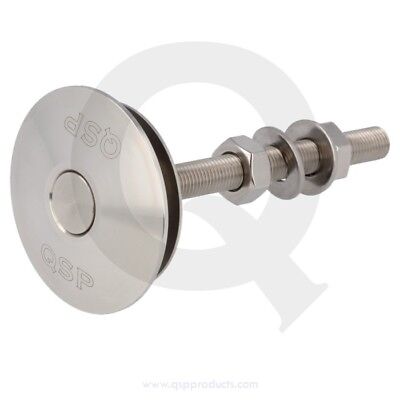 Ganci chiusura cofano Super Veloce 60mm - M10 - acciaio silver