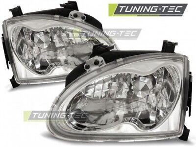 Coppia Fari Fanali Anteriori Tuning CRX DEL SOL 03.1992 >1997 Cromato