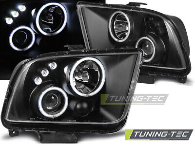 FORD MUSTANG 04-09 Fari Fanali tuning angel eyes neri