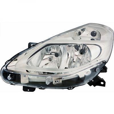 Faro fanale anteriore sinistro CLIO 2009-2012 H7+H7 maschera cromata VA