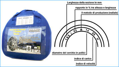 Catena Da Neve A Rombo Per Auto 9mm Gruppo 40 CARALL Omologato ONORM V 5117 <p