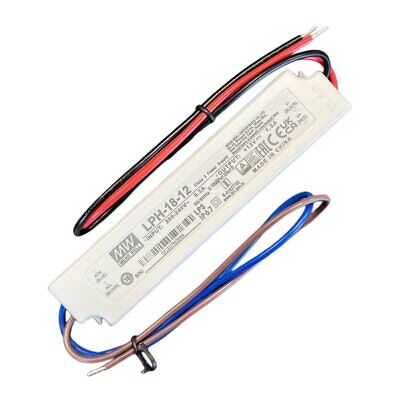 MeanWell LPH-18-12 Alimentatore 18W 12V 1,5A IP67 <ul><li>MeanWell