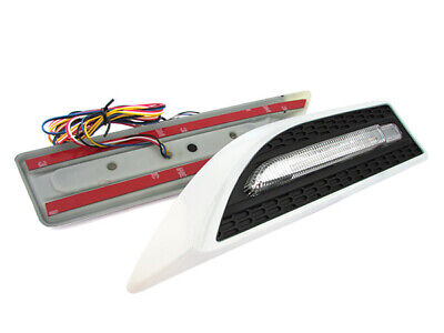 Kit Freccia Laterale a Led Side Marker Universale Multi Funzionali Bianco Perla