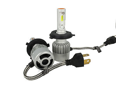 Kit Full Led Cob H4 30W Con Ventilatore 12V 24V Attacco Smontabile All In One